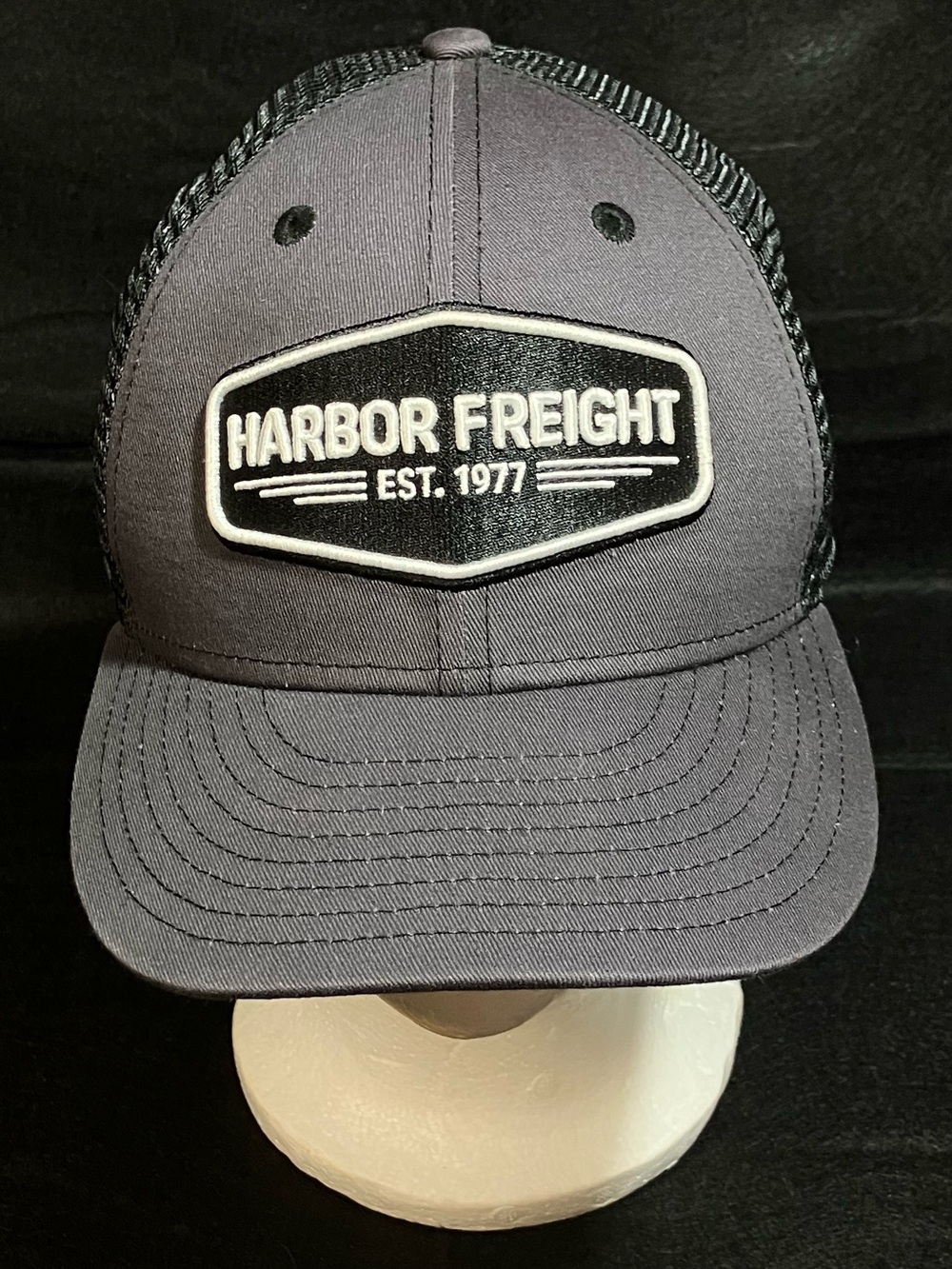 Harbor Freight Low-Profile Trucker Hat Special Edition Charcoal Gray Snapback